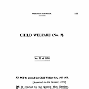 Child Welfare Amendment Act (No 2) 1976 (WA)